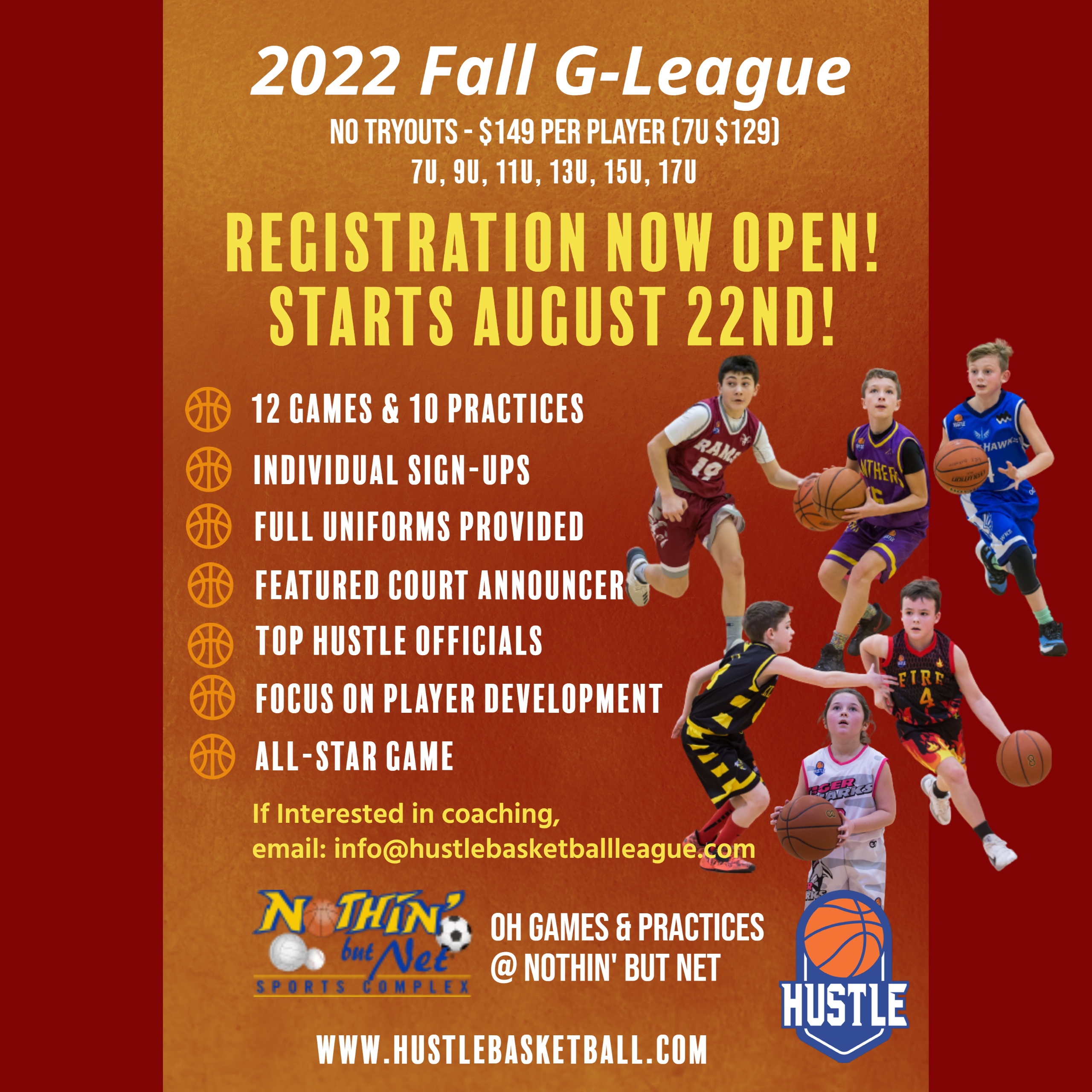 Fall G-League Flyer - 2022 Ohio Only